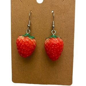 Strawberry Dangle Earrings